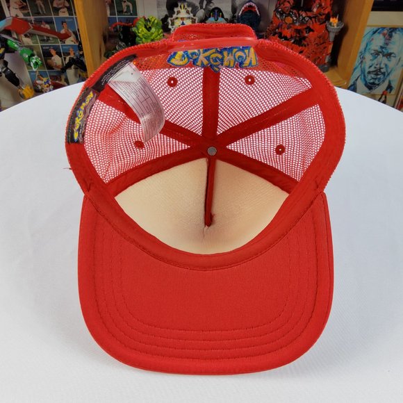 Pokémon Poké Ball Mesh Youth/Small Adult Adjustable Hat - Picture 8 of 9